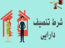 شرط تنصیف دارایی
